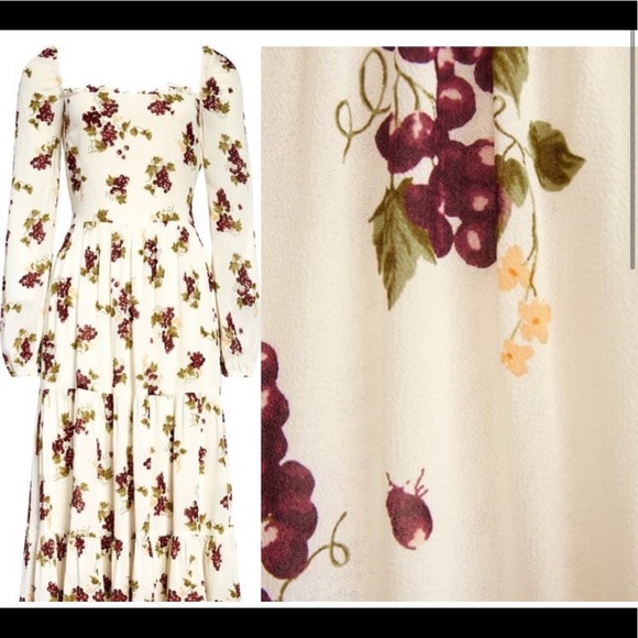 NWT Reformation Kellie Grapevine Maxi Dress 10 - Picture 2 of 6